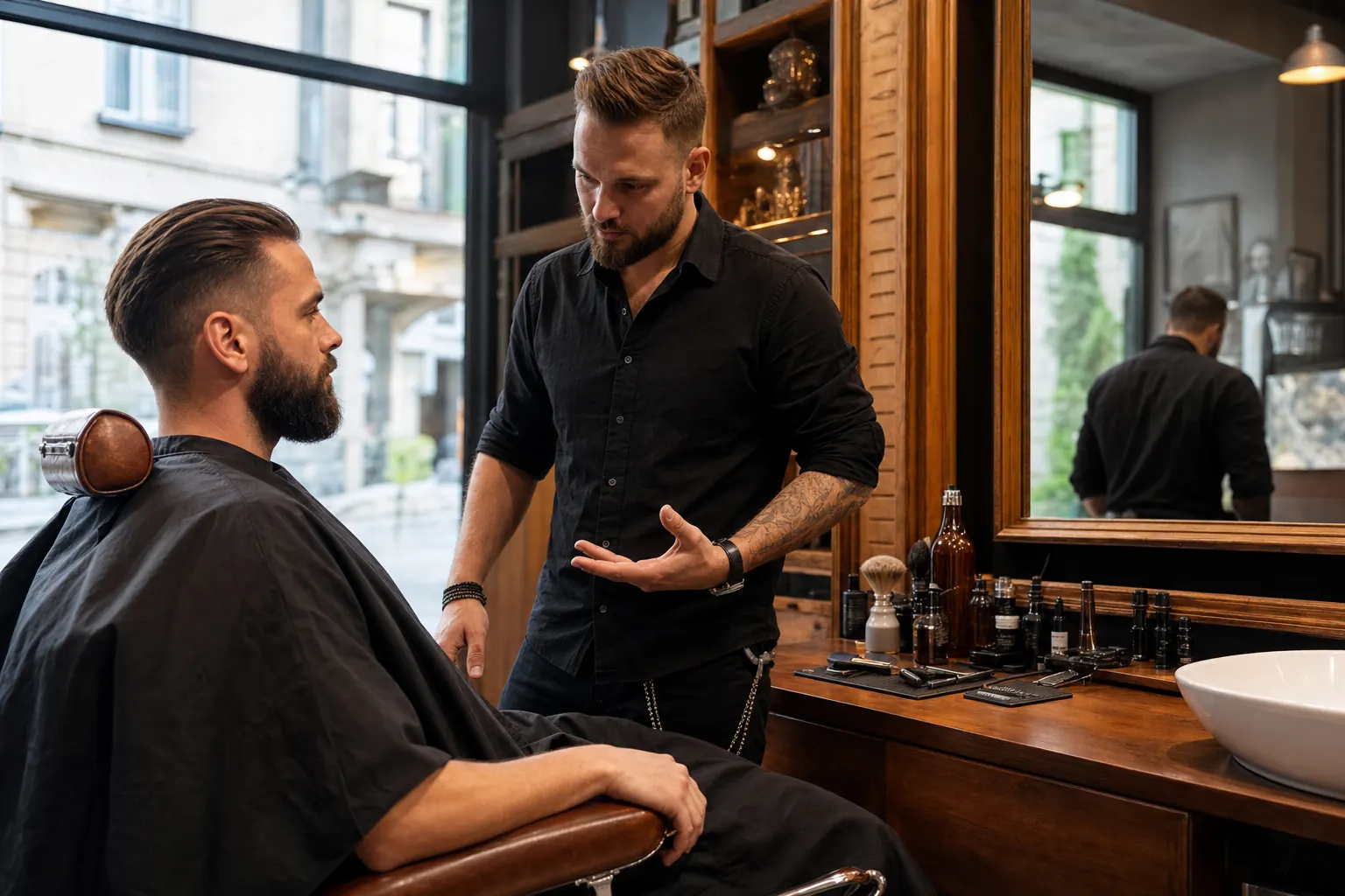 Barber Tarnobrzeg na lato: świeże włosy i broda w centrum Tarnobrzega