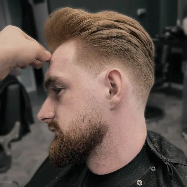 Blond broda - wykończenie w Gentlemen Barber Shop Tarnobrzeg w centrum Tarnobrzega