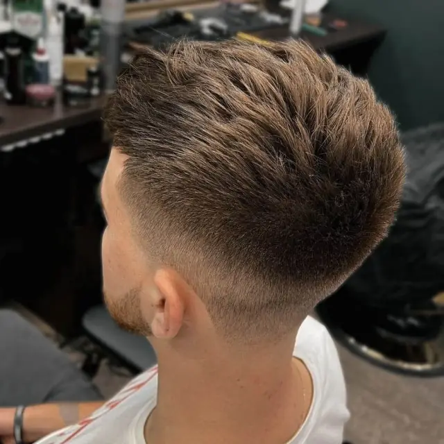 Fade tył tekstura w Gentlemen Barber Shop Tarnobrzeg w centrum Tarnobrzega
